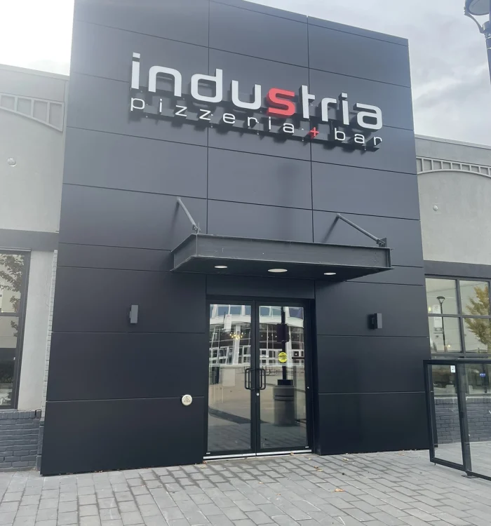Industria Courtney Park restaurant fit-out in Mississauga by MTZ Contracting