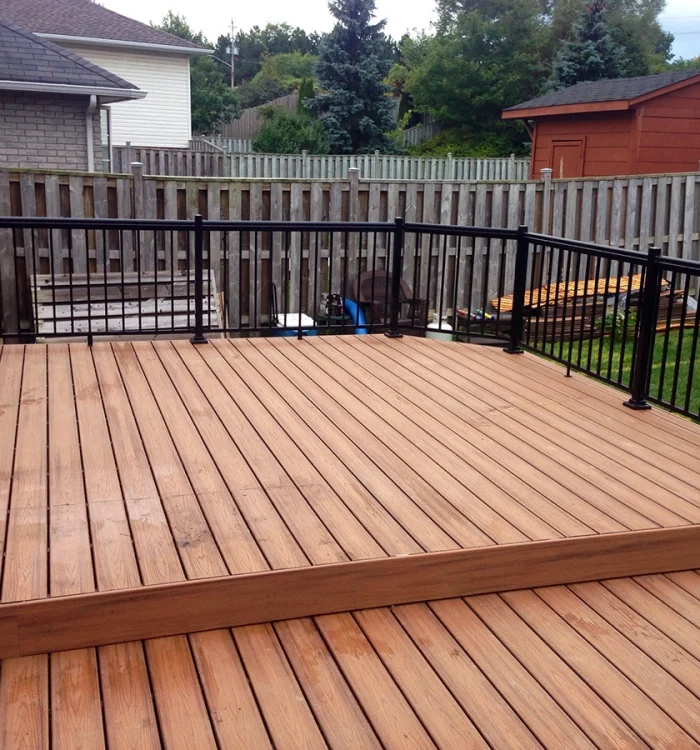 Two-tier composite deck by MTZ Contracting