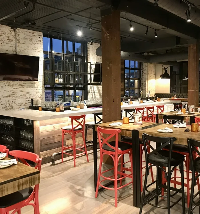 Industria restaurant fit-out in Hamilton by MTZ Contracting