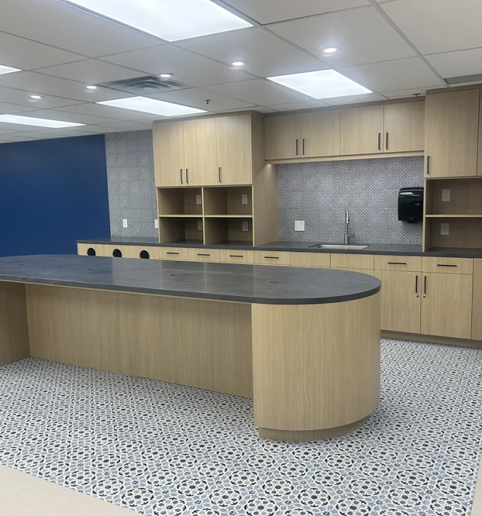 Pharmaceutical interior renovations near Steeles Ave and Highway 400